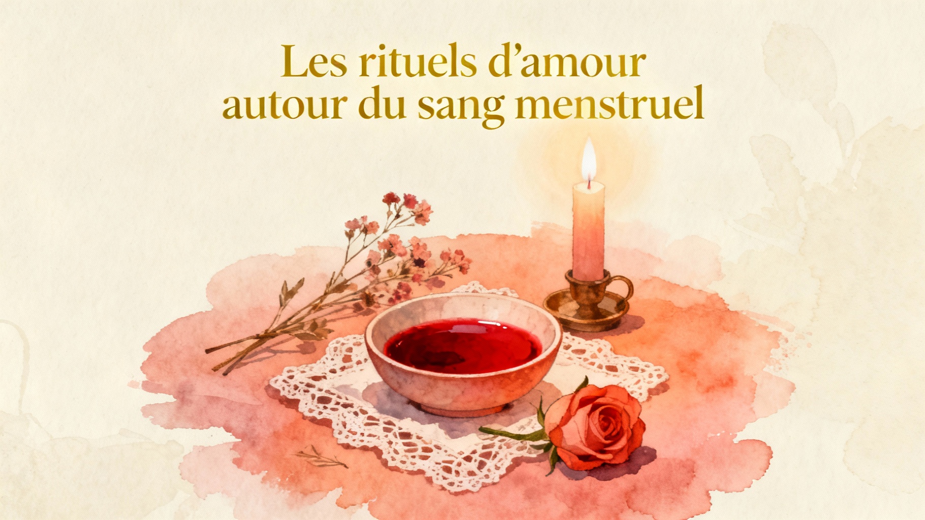 Les rituels d'amour autour du sang menstruel