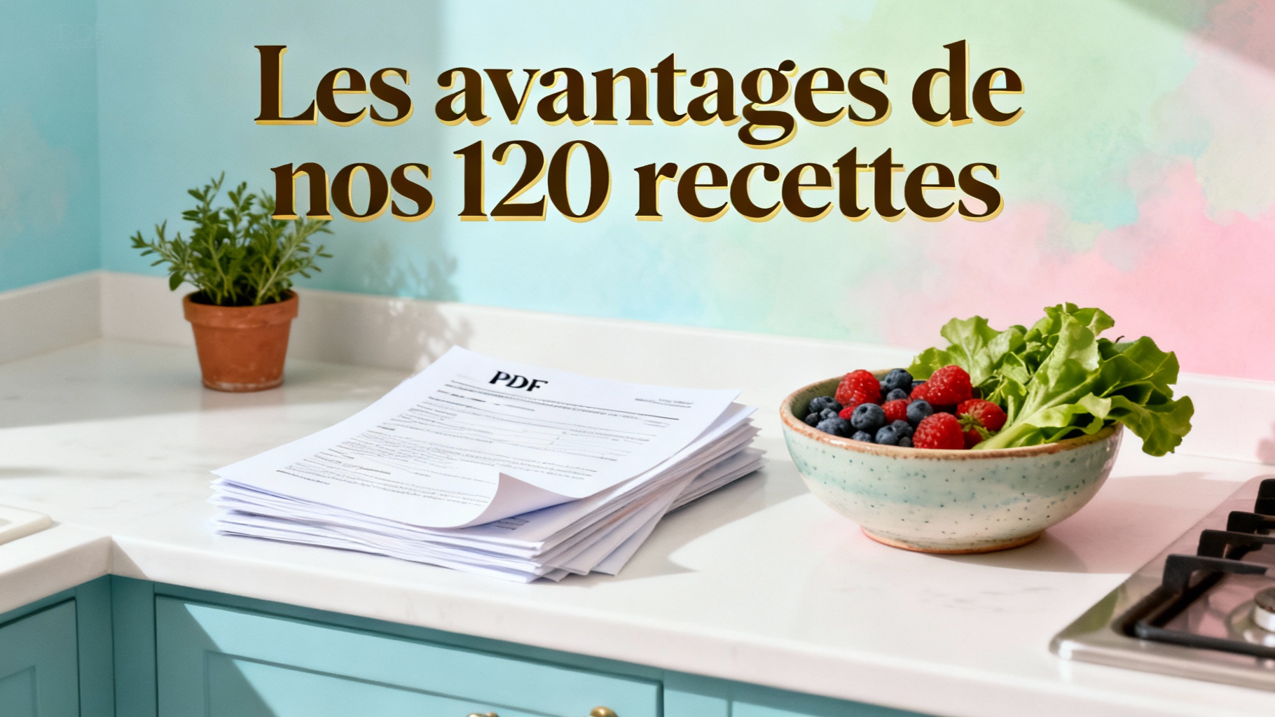 Les avantages de nos 120 recettes