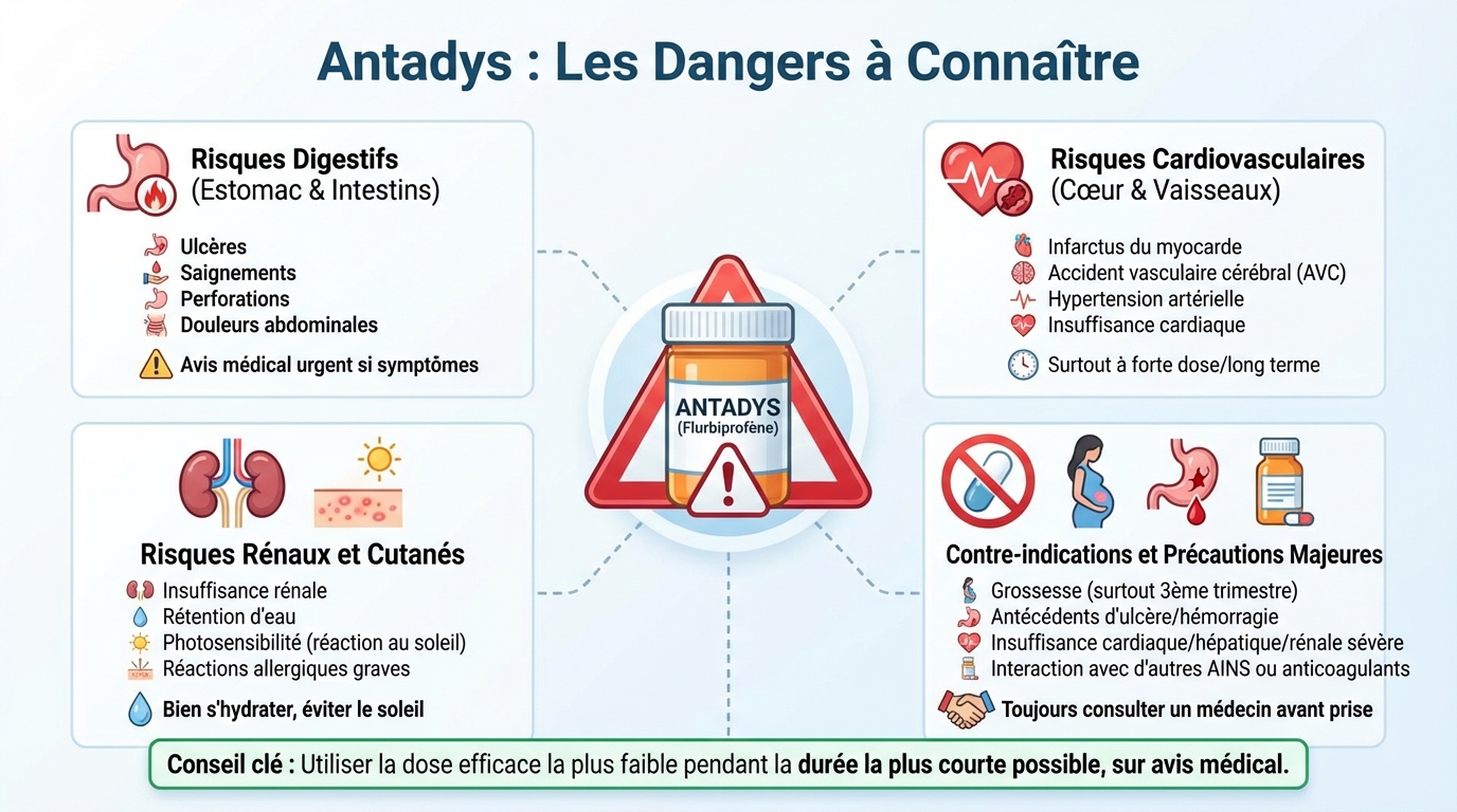 Les dangers de l'Antadys