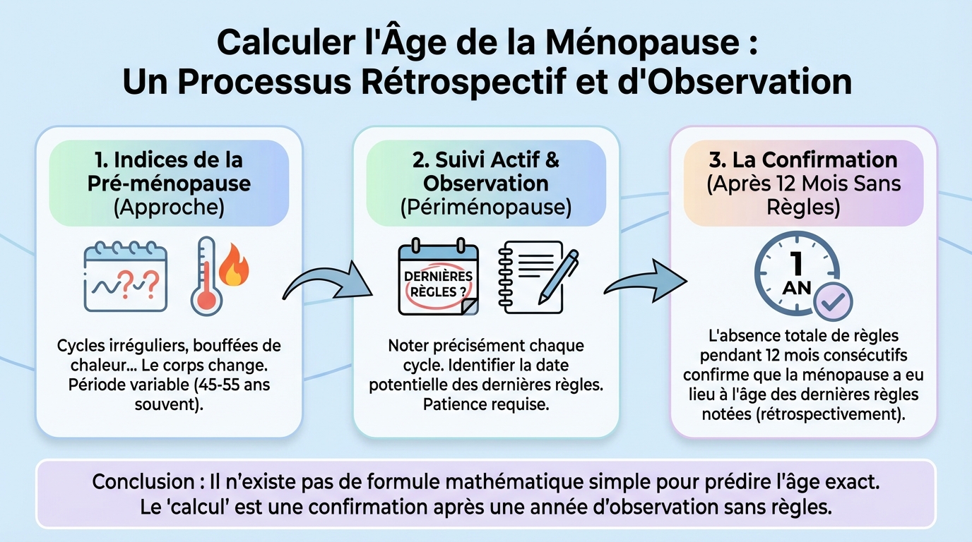 Comment calculer l'âge de la ménopause facilement 1 Facteurs influençant l'âge de la ménopause
