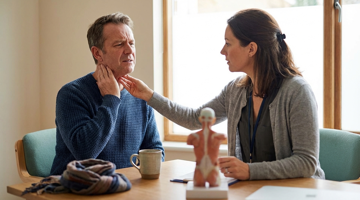 Comprendre la douleur au cou et à la gorge