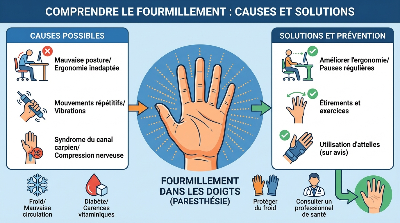 Causes possibles du fourmillement
