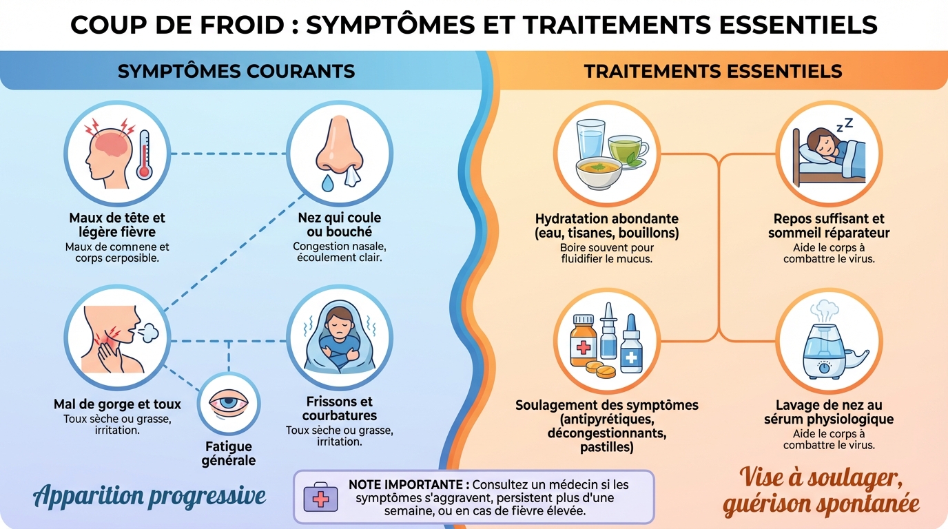 Comment traiter un coup de froid ?