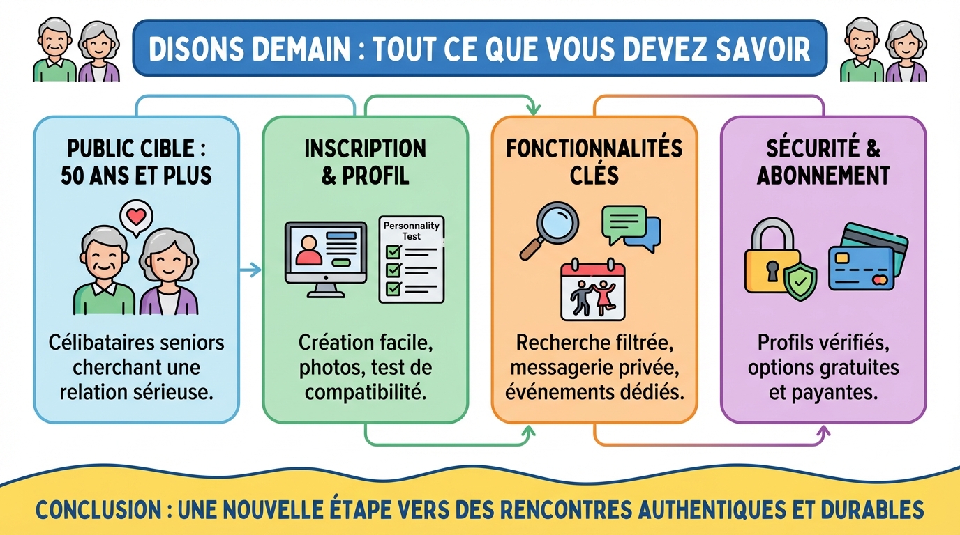 Disons demain : tout ce que vous devez savoir 1 Fonctionnalités de l'application