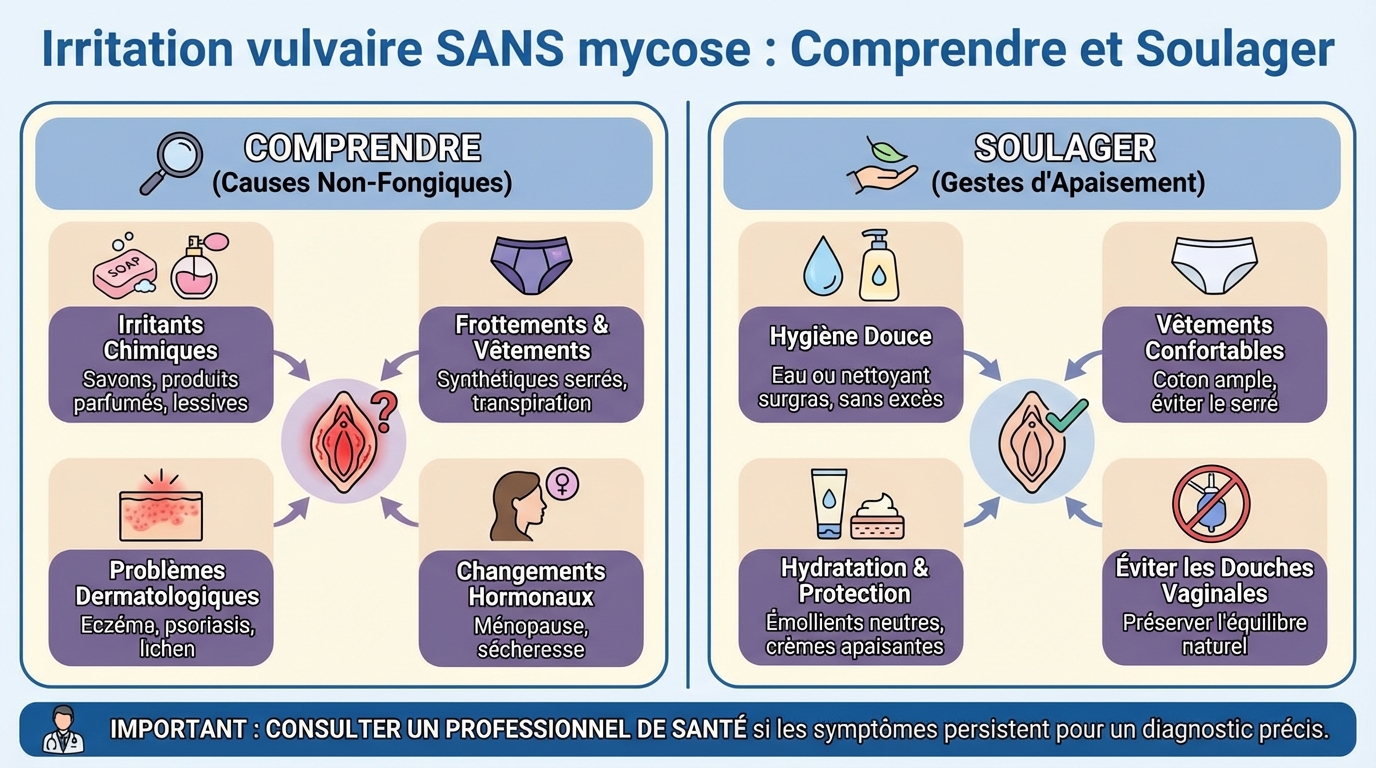 Comment soulager l'irritation vulvaire ?