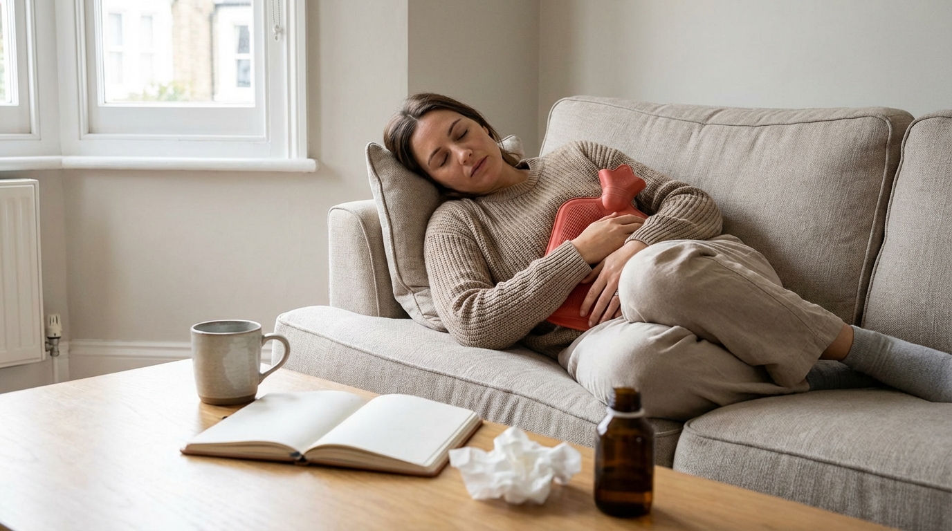 Perte marron, mal au ventre et fatigue : que savoir ?