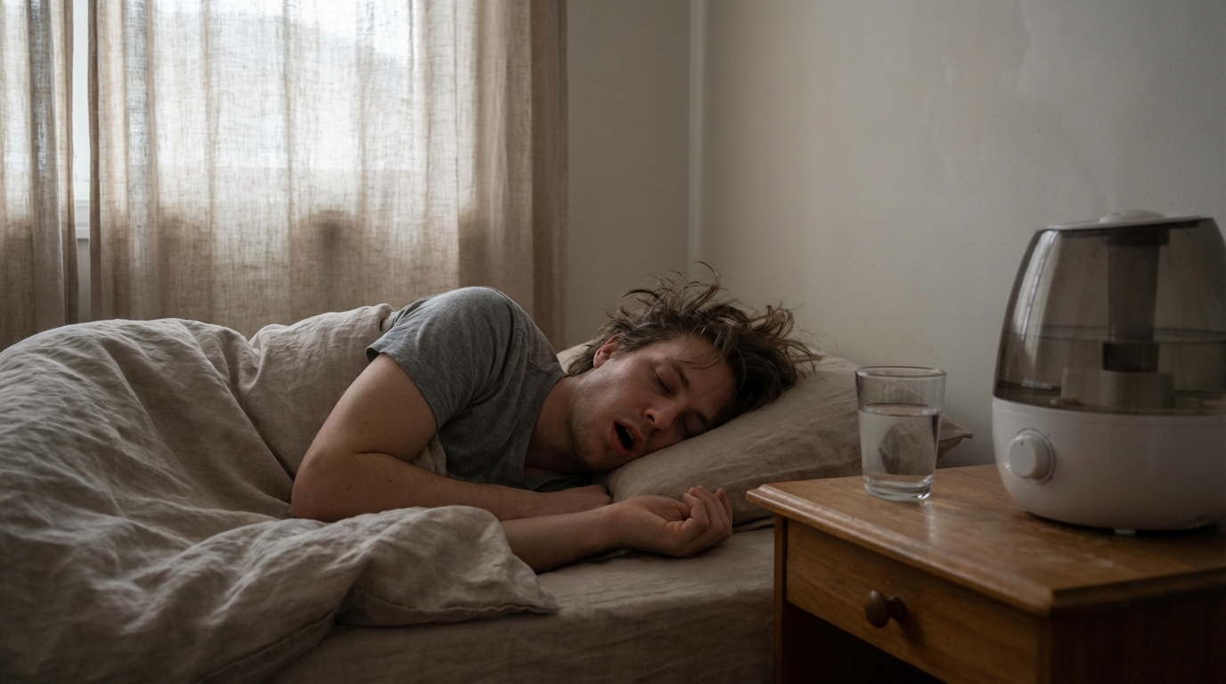 Pourquoi vous avez la bouche très sèche en dormant