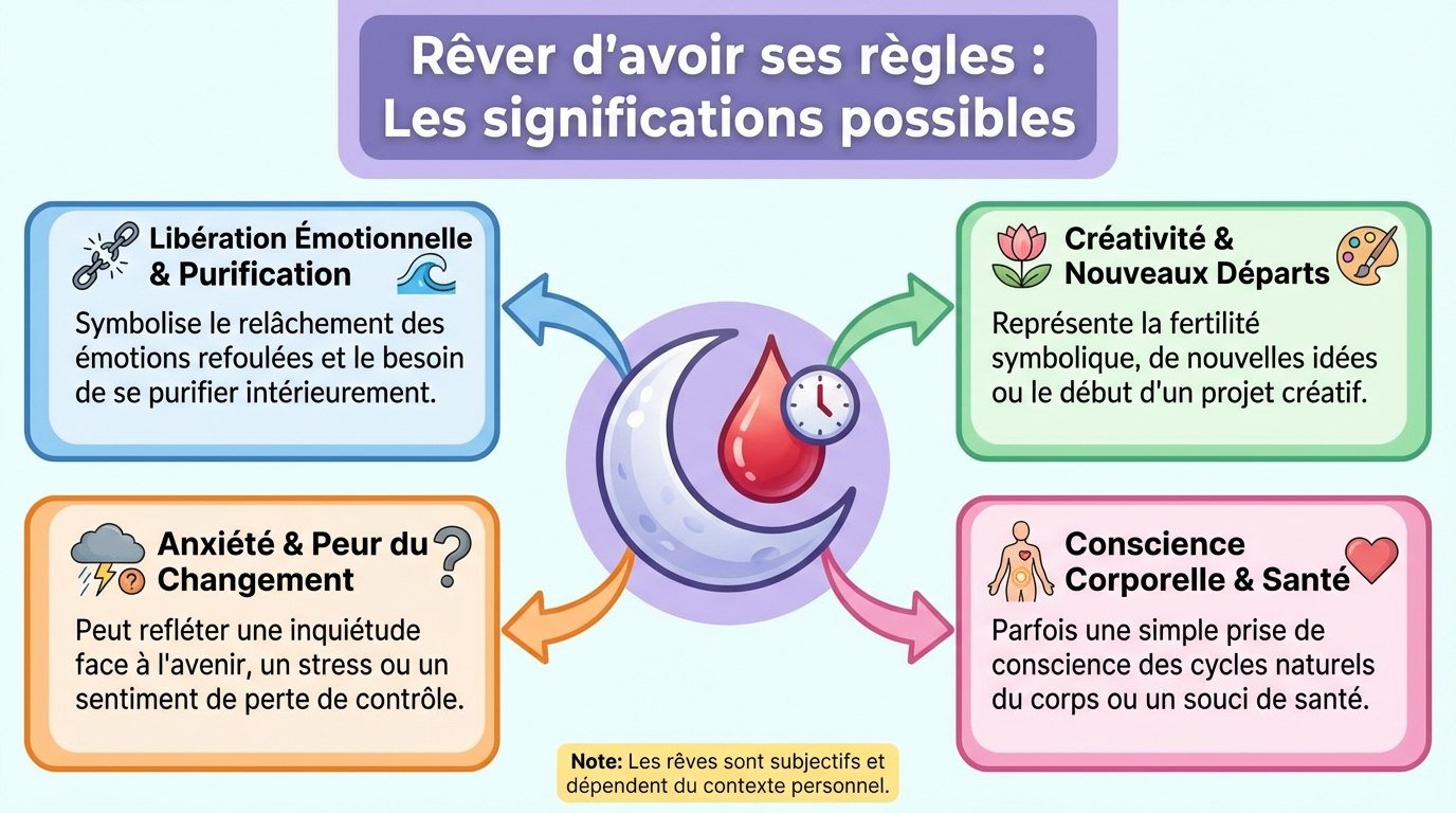 Signification spirituelle des rêves de règles