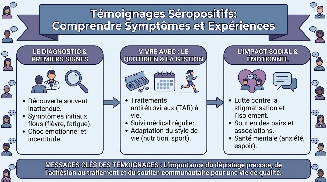 Les symptômes du VIH
