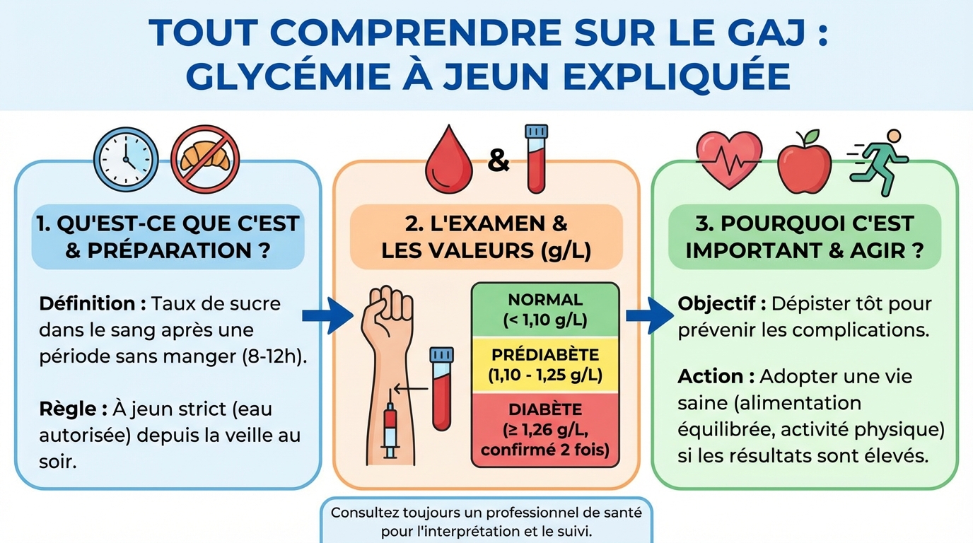 Interprétation des résultats du GAJ