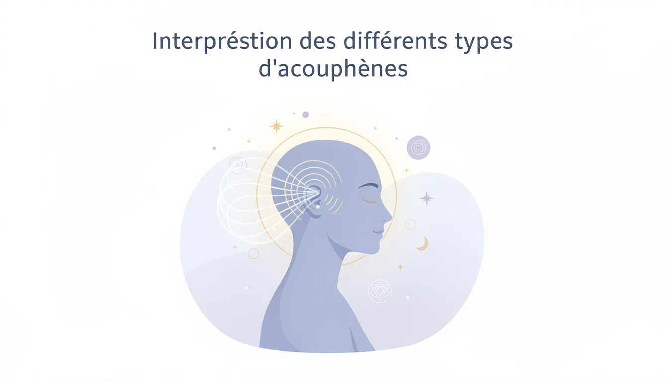 Interprétation des différents types d'acouphènes