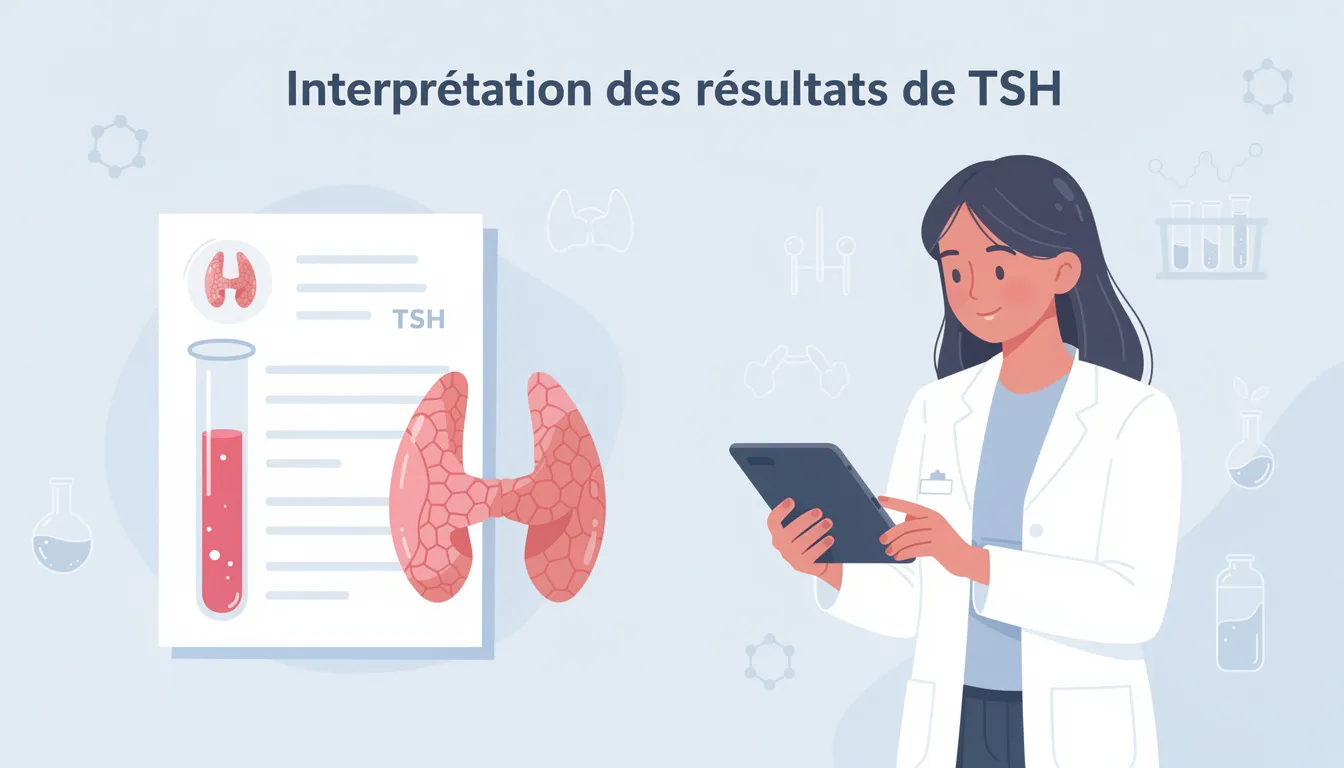 Interprétation des résultats de TSH