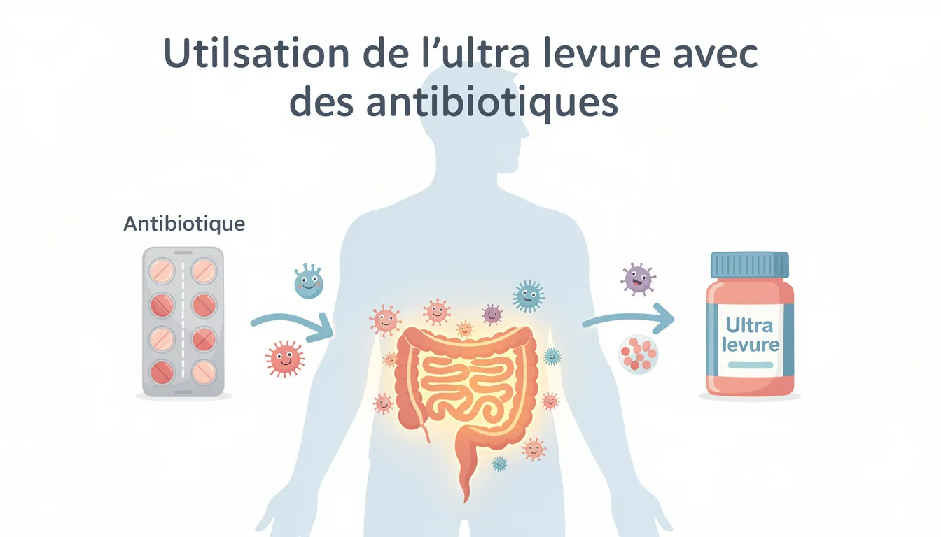 Utilisation de l'ultra levure avec des antibiotiques