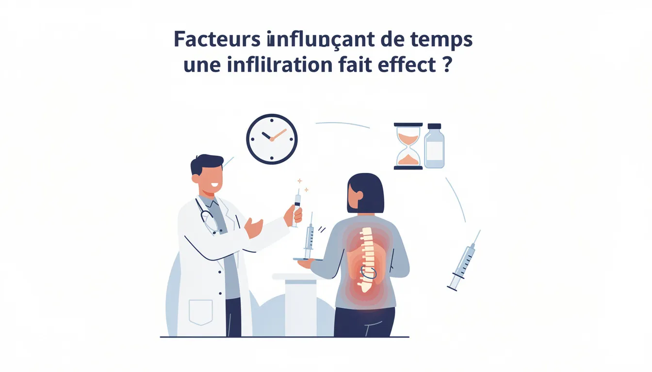 Facteurs influençant le délai d'effet