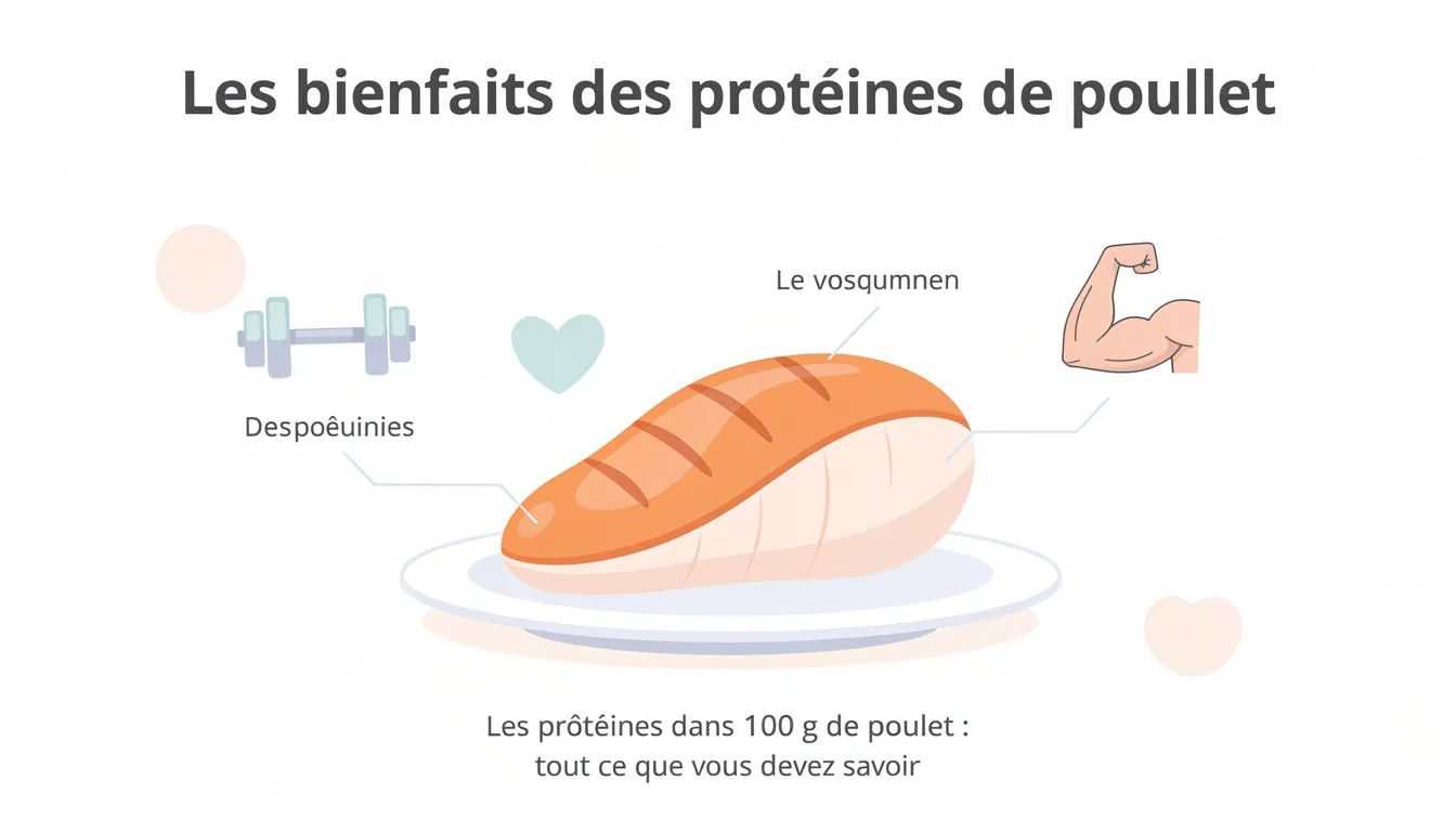 Les bienfaits des protéines de poulet