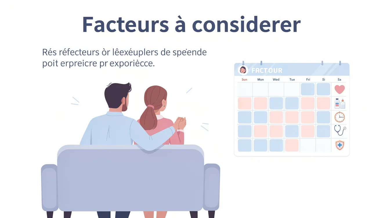 Combien de temps faut-il attendre après le premier rapport ? 1 Facteurs à considérer