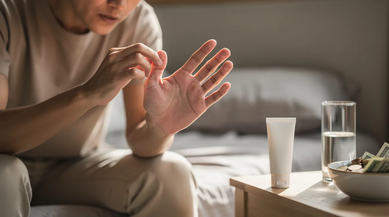 Main droite qui gratte : causes, significations et solutions