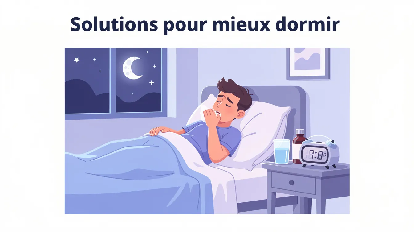 Pourquoi il est impossible de dormir tellement je tousse ? 1 Solutions pour mieux dormir