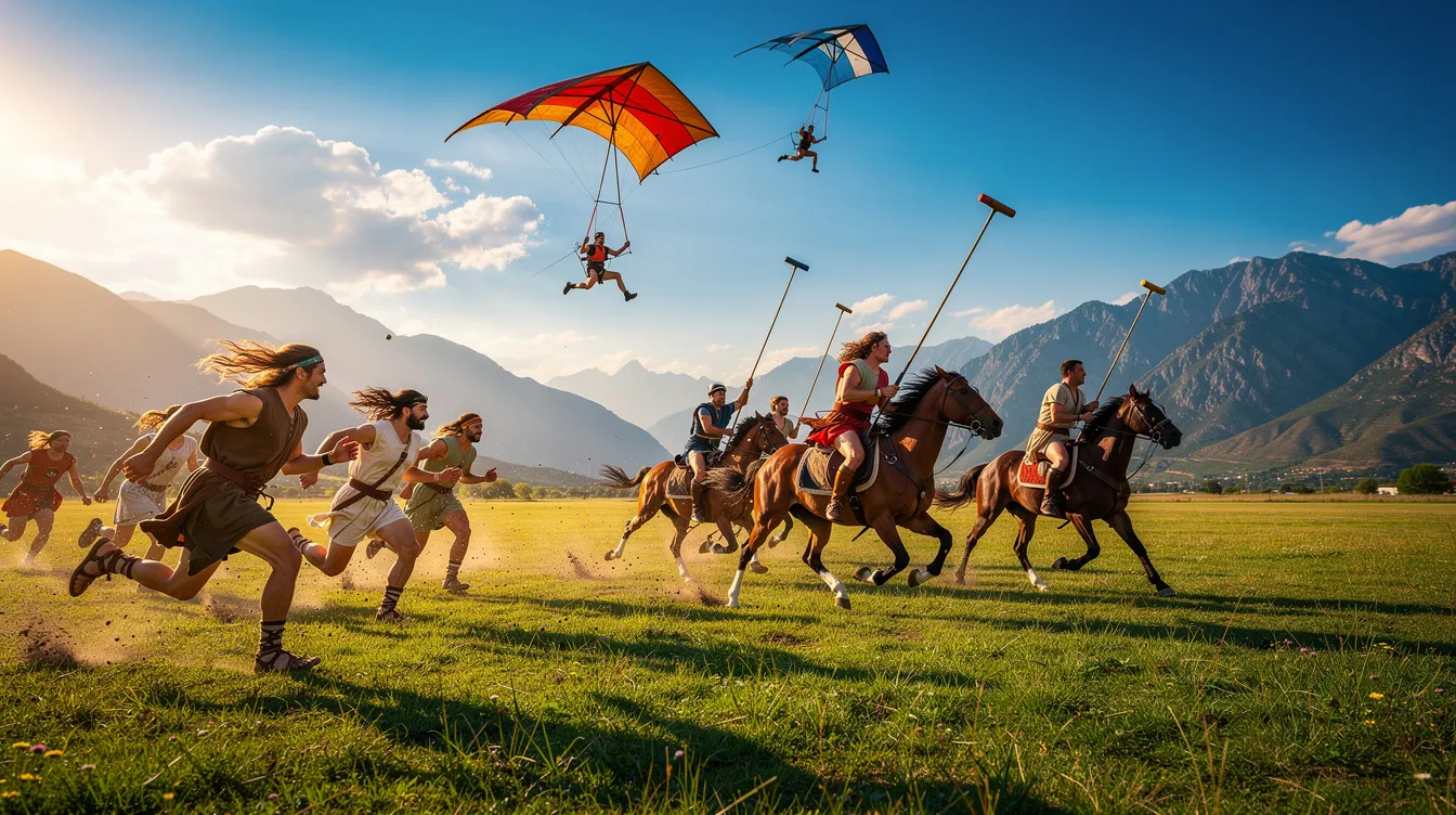 Les origines des sports en P