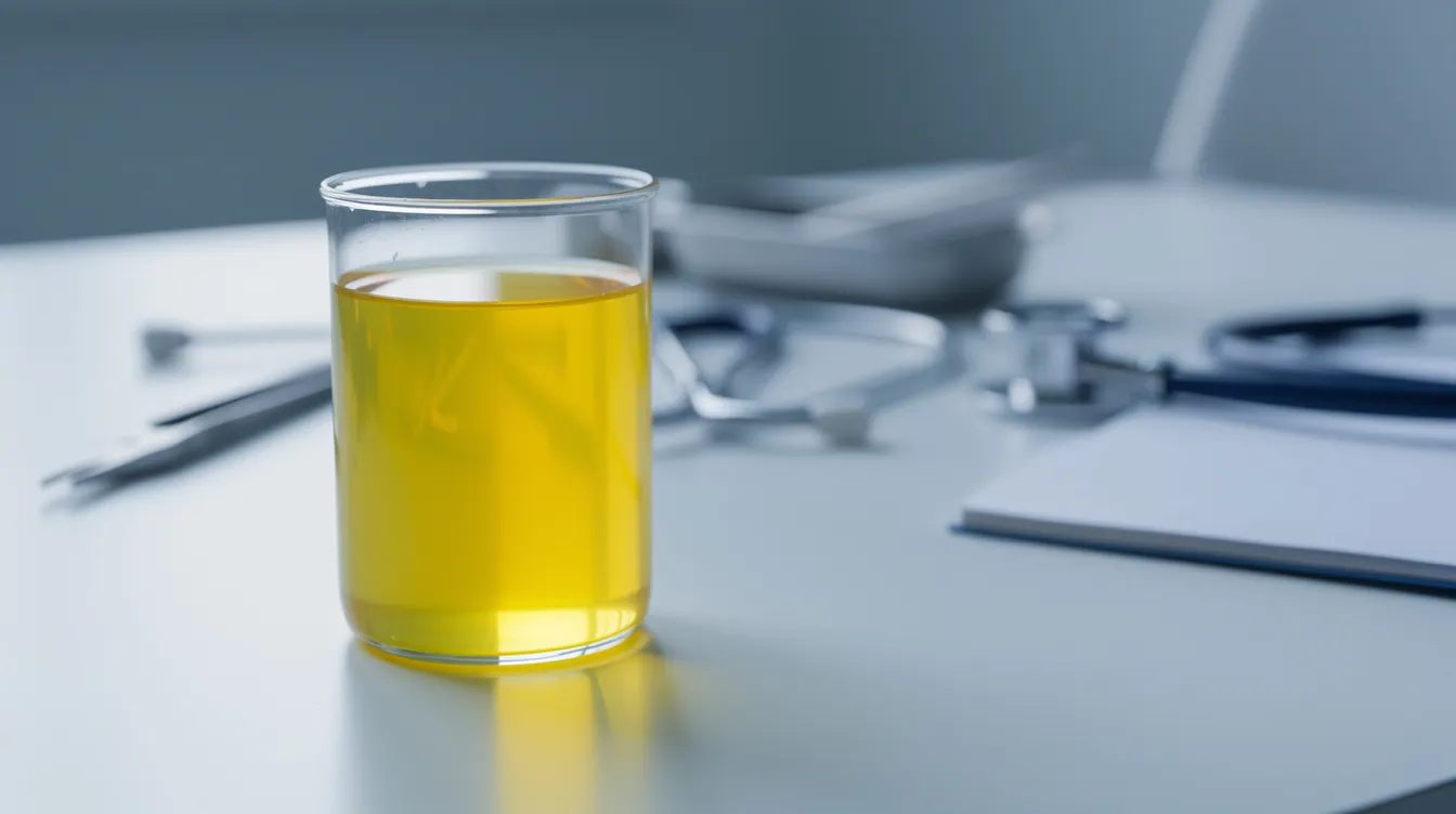 Symptômes associés à l'urine jaune fluo